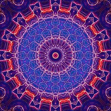 soyut renkli mandala arkaplan görüntüsü