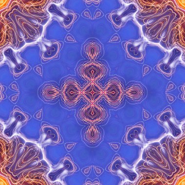 soyut renkli mandala arkaplan görüntüsü