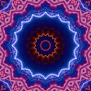 soyut renkli mandala arkaplan görüntüsü