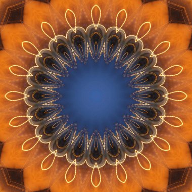 soyut renkli mandala arkaplan görüntüsü