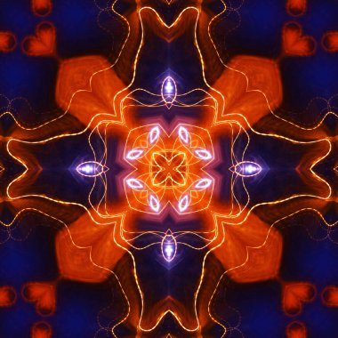 soyut renkli mandala arkaplan görüntüsü