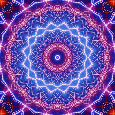 soyut renkli mandala arkaplan görüntüsü