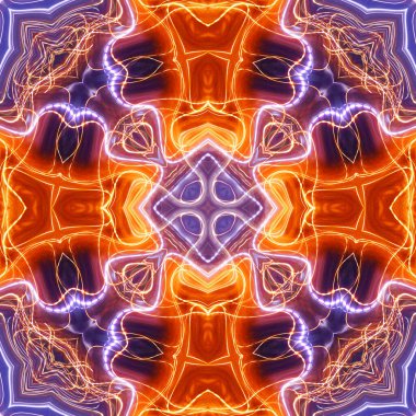 soyut renkli mandala arkaplan görüntüsü