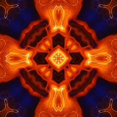 soyut renkli mandala arkaplan görüntüsü