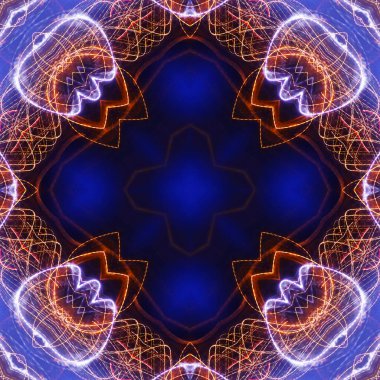 soyut renkli mandala arkaplan görüntüsü