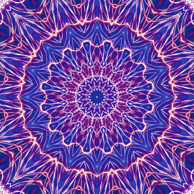 soyut renkli mandala arkaplan görüntüsü