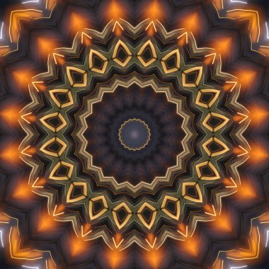 soyut renkli mandala arkaplan görüntüsü