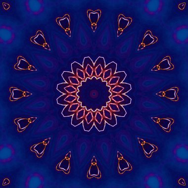 soyut renkli mandala arkaplan görüntüsü