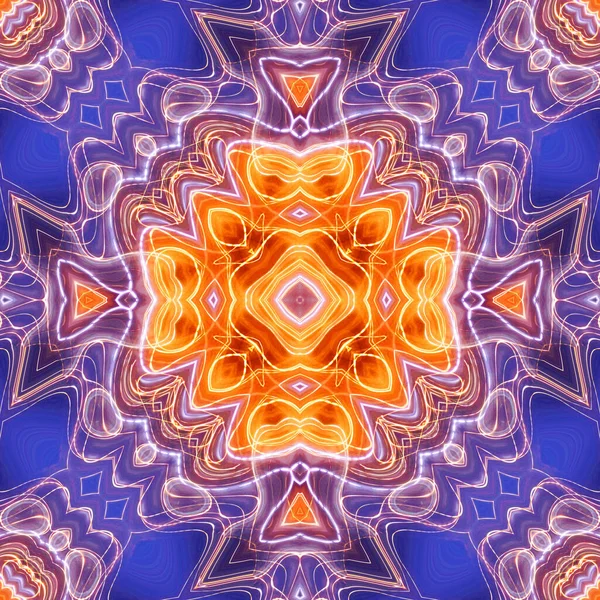 Abstracte Kleurrijke Mandala Achtergrond Bekijken — Stockfoto