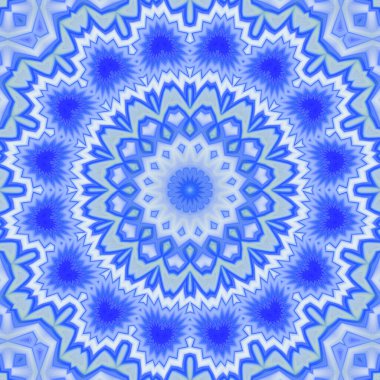 Soyut renkli yaratıcı dijital mandala arkaplan görüntüsü