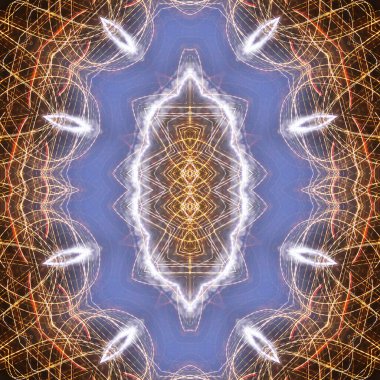 Soyut renkli yaratıcı dijital mandala arkaplanı