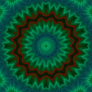 Soyut renkli yaratıcı dijital mandala arkaplan görüntüsü