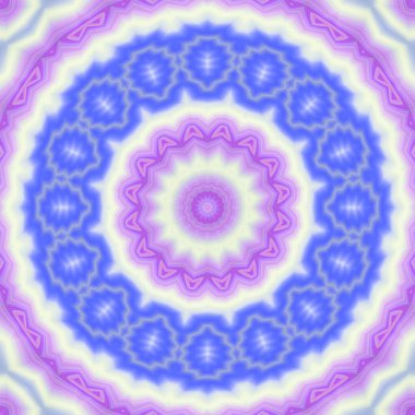 Soyut renkli yaratıcı dijital mandala arkaplan görüntüsü
