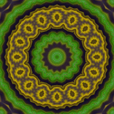 Soyut renkli yaratıcı dijital mandala arkaplan görüntüsü