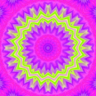 Soyut renkli yaratıcı dijital mandala arkaplan görüntüsü