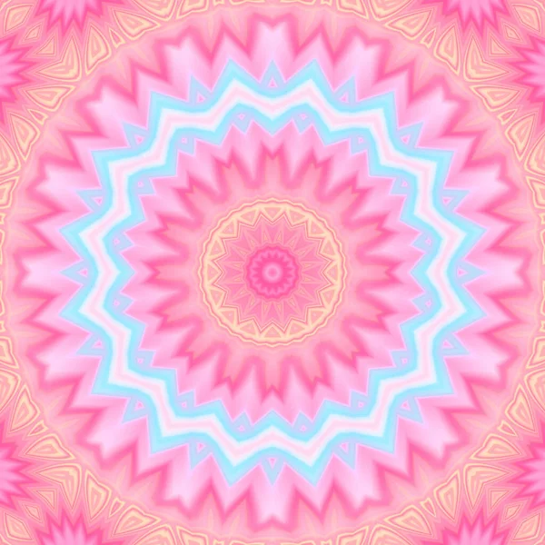 Abstract Kleurrijke Creatieve Digitale Mandala Achtergrond Uitzicht — Stockfoto