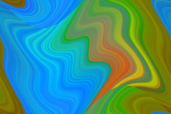 Digitális Multicolor Elvont Háttér Hullámok Koncepció — Stock Fotó
