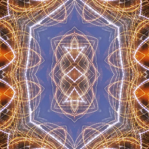 Abstrakte Bunte Kreative Digitale Mandala Hintergrund — Stockfoto