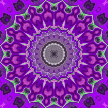 Soyut renkli yaratıcı dijital mandala arkaplan görüntüsü