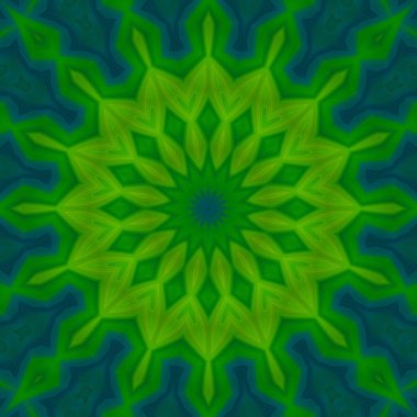 Soyut renkli yaratıcı dijital mandala arkaplan görüntüsü