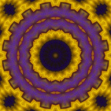 Soyut renkli yaratıcı dijital mandala arkaplan görüntüsü