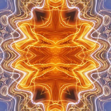 Soyut renkli yaratıcı dijital mandala arkaplanı