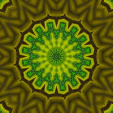 Soyut renkli yaratıcı dijital mandala arkaplan görüntüsü