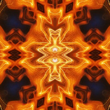 Soyut renkli yaratıcı dijital mandala arkaplanı