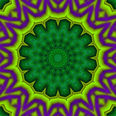 Soyut renkli yaratıcı dijital mandala arkaplan görüntüsü