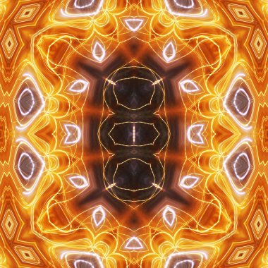 Soyut renkli yaratıcı dijital mandala arkaplanı