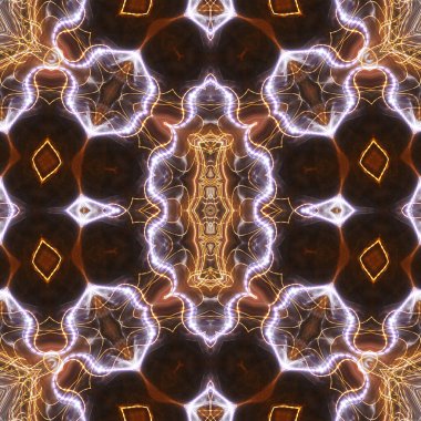 Soyut renkli yaratıcı dijital mandala arkaplanı