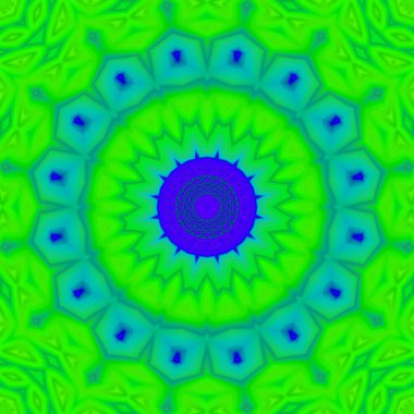 Soyut renkli yaratıcı dijital mandala arkaplan görüntüsü