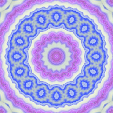 Soyut renkli yaratıcı dijital mandala arkaplan görüntüsü