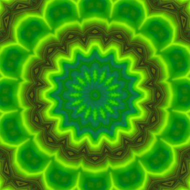 Soyut renkli yaratıcı dijital mandala arkaplan görüntüsü