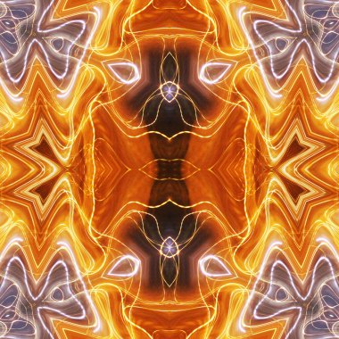 Soyut renkli yaratıcı dijital mandala arkaplanı