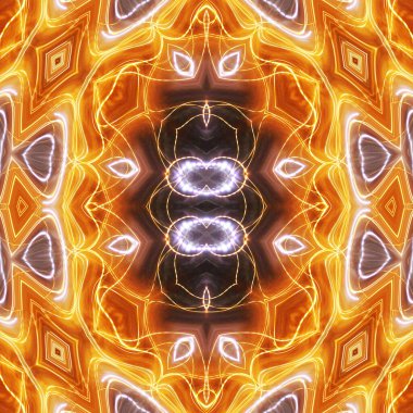 Soyut renkli yaratıcı dijital mandala arkaplanı