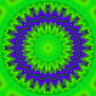 Soyut renkli yaratıcı dijital mandala arkaplan görüntüsü