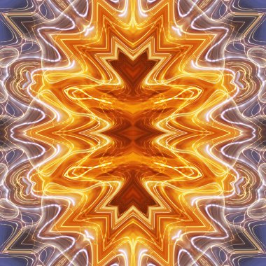 Soyut renkli yaratıcı dijital mandala arkaplanı