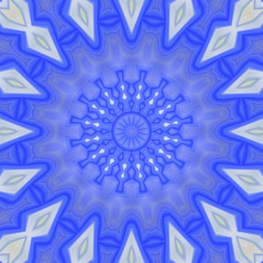 Soyut renkli yaratıcı dijital mandala arkaplan görüntüsü