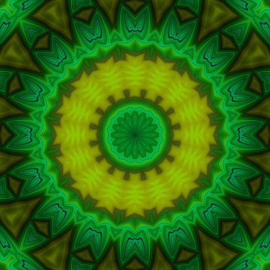 Soyut renkli yaratıcı dijital mandala arkaplan görüntüsü