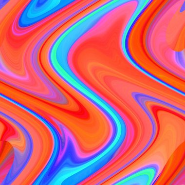 Dijital çok renkli soyut arkaplan, dalga konsepti