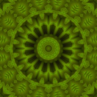 Soyut renkli yaratıcı dijital mandala arkaplan görüntüsü