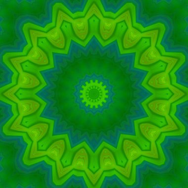 Soyut renkli yaratıcı dijital mandala arkaplan görüntüsü