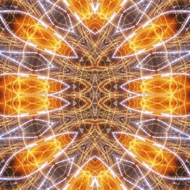 Soyut renkli yaratıcı dijital mandala arkaplanı