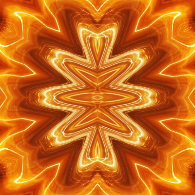 Soyut renkli yaratıcı dijital mandala arkaplanı