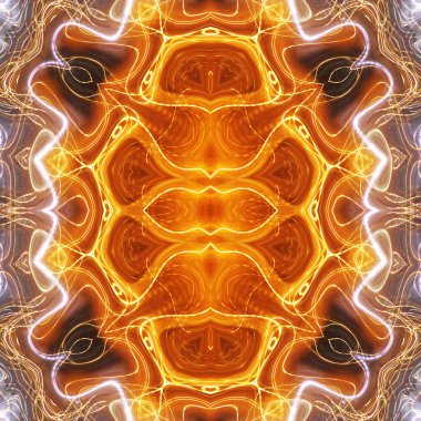 Soyut renkli yaratıcı dijital mandala arkaplanı