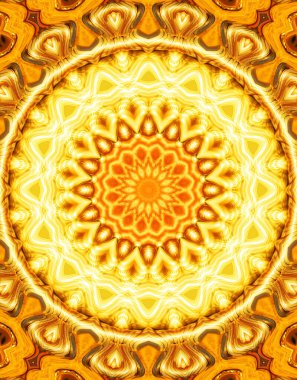 Soyut renkli yaratıcı dijital mandala arkaplan görüntüsü