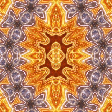 Soyut renkli yaratıcı dijital mandala arkaplanı