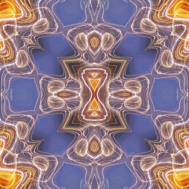 Soyut renkli yaratıcı dijital mandala arkaplanı