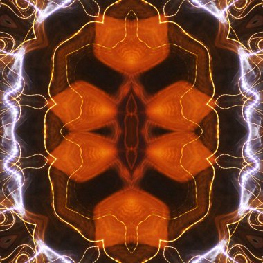 Soyut renkli yaratıcı dijital mandala arkaplanı